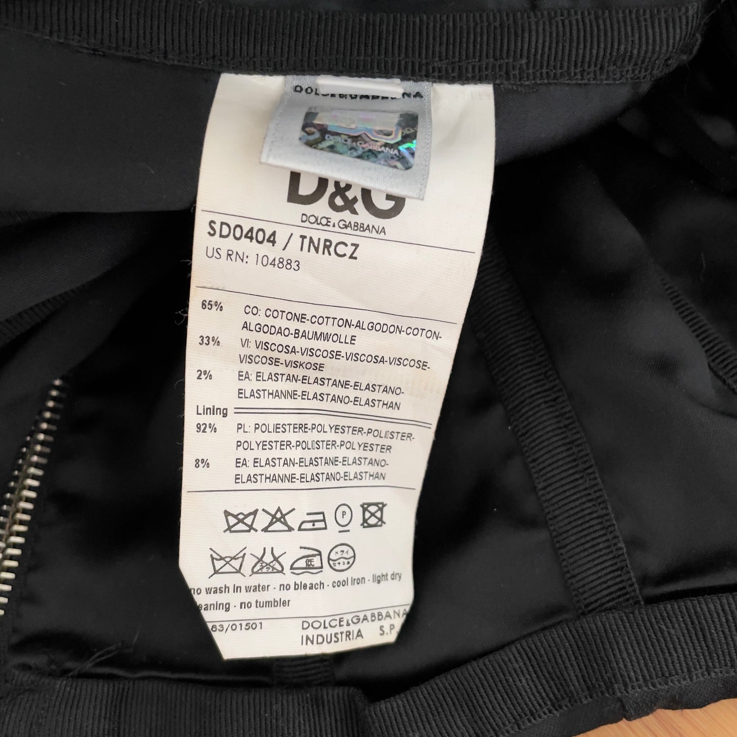 D&G Corset Satin Midi Dress