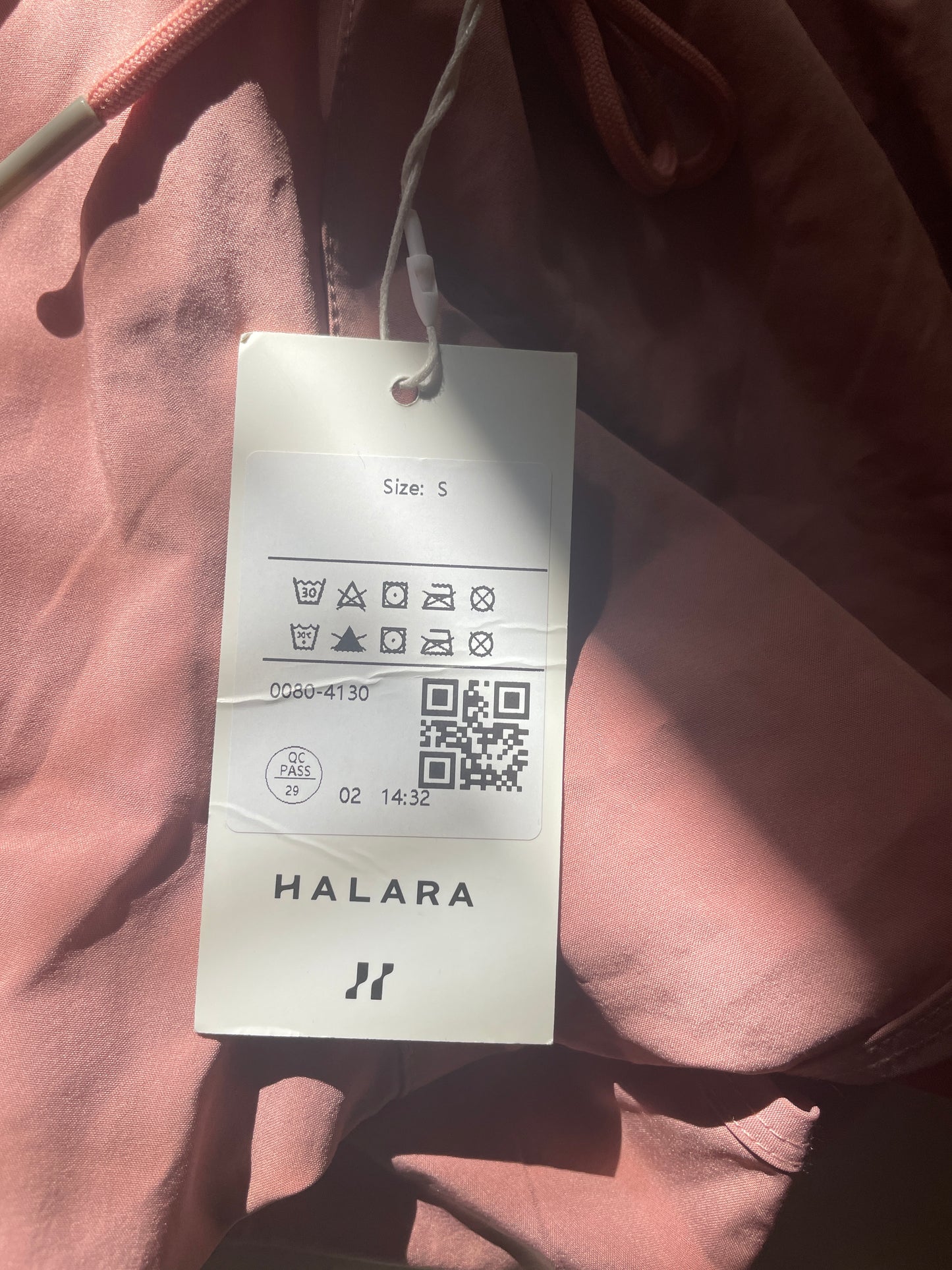 Halara Pink Athletic Running Shorts Drawstring