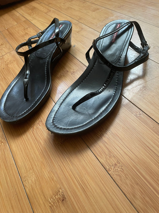 Prada Black Sandals
