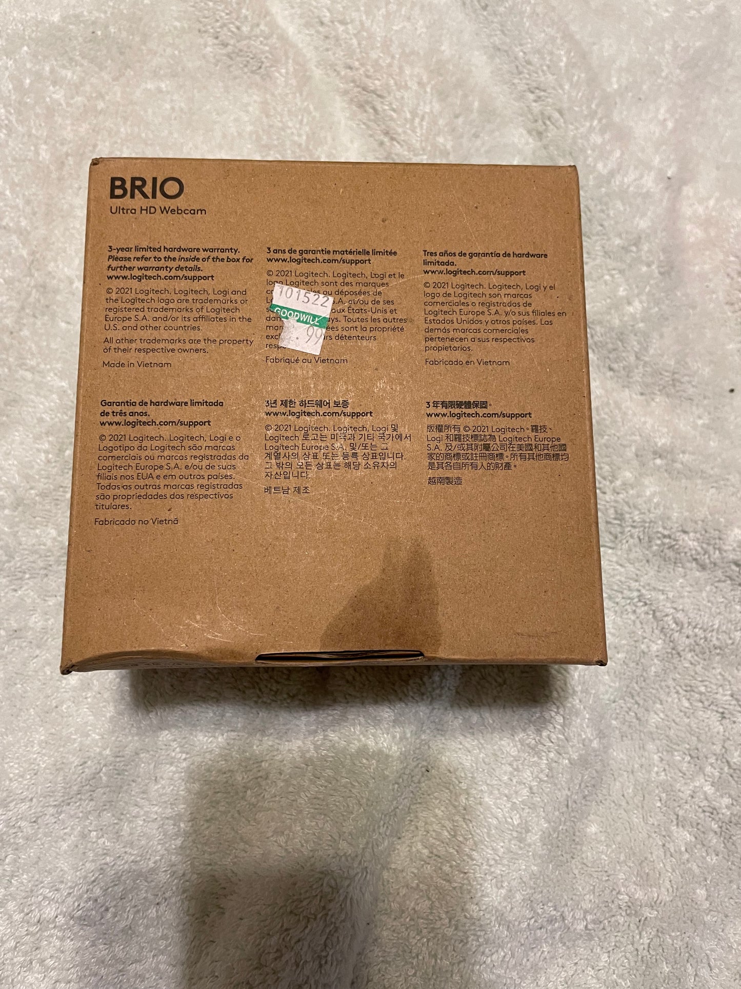 BRIO Ultra HD Webcam Logitech