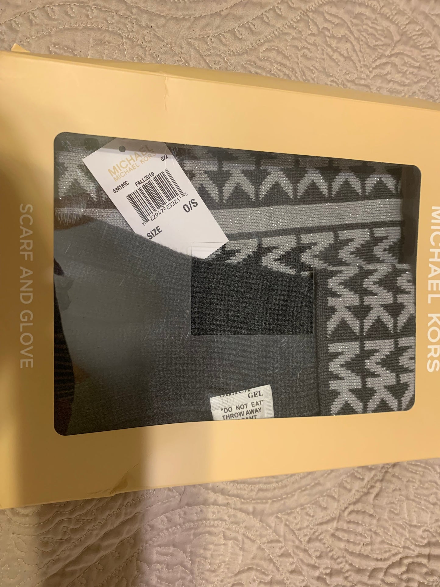 New Michael Kors scarf and glove set