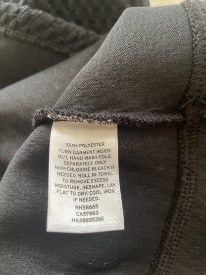 Halogen Sleeveless Black Peplum Dress