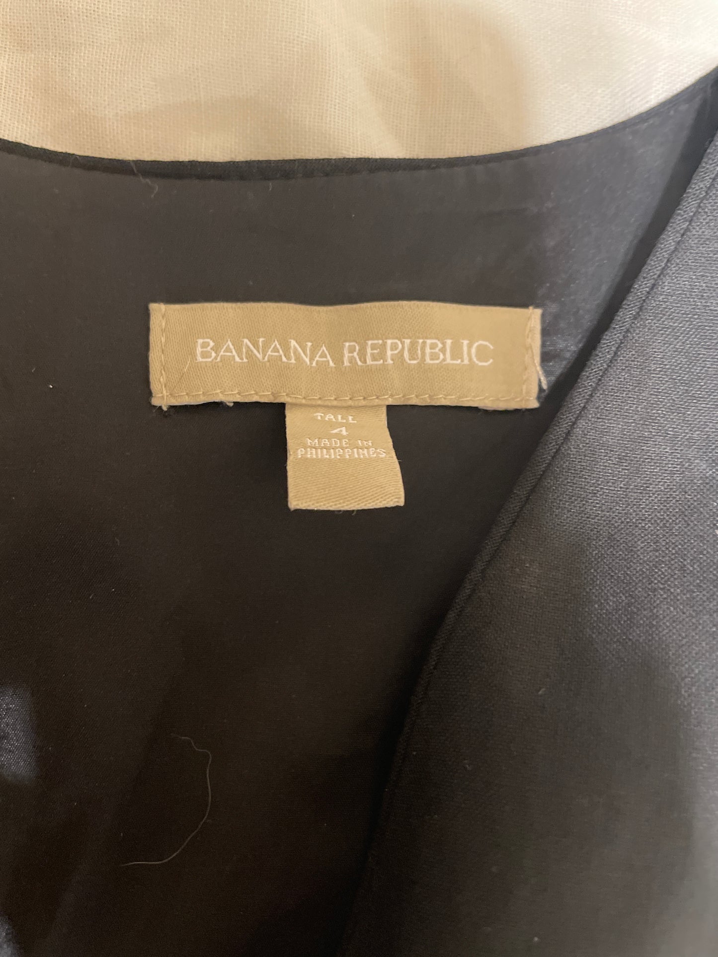Banana Republic Black Sleeveless Peplum Dress