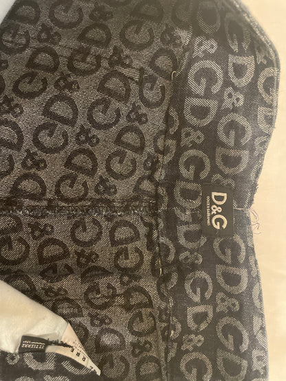Vintage D&G Dolce & Gabbana Monogram Jeans