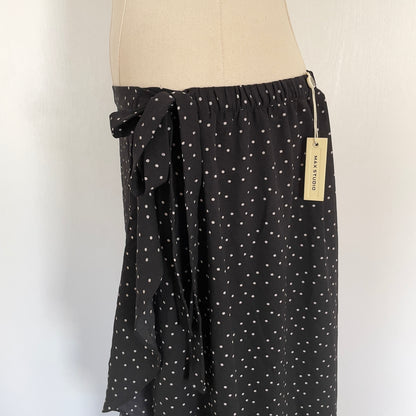 NWT Max Studio- Polka Dot Midi Skirt