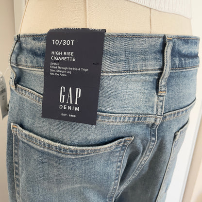 NWT Gap- High Rise Cigarette Denim Jeans