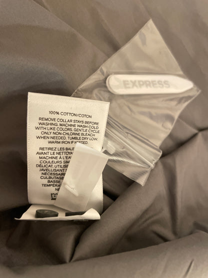 Express Men's 1MX Gray Dress Shirt