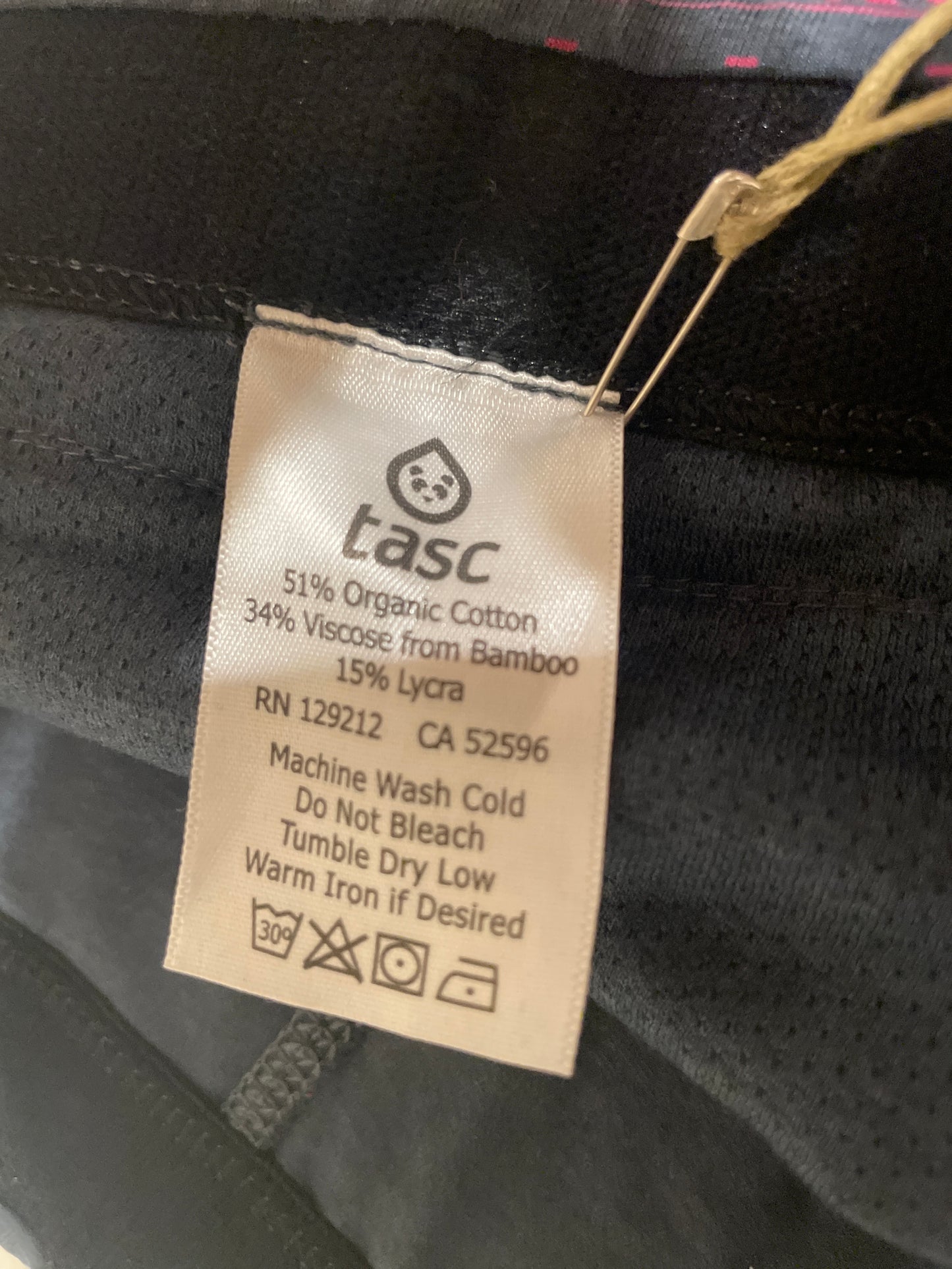 Tasc Athletic Women Purple Striped Leggings