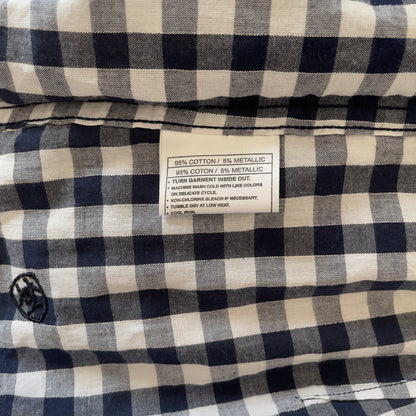 NWT Ariat- Blue Check Button Up