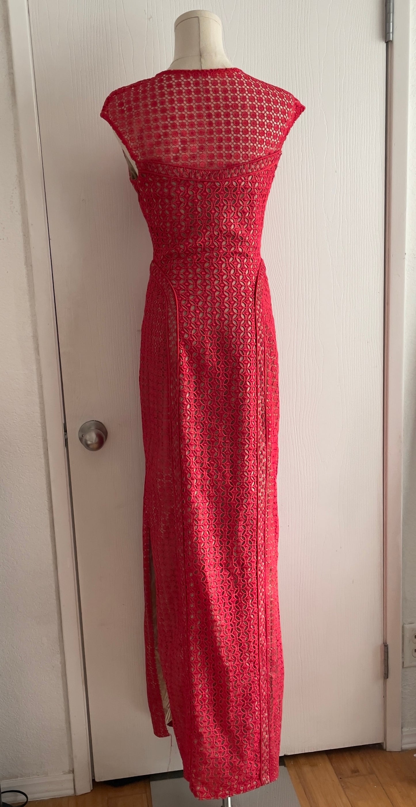 NWT Bariano Red Maxi Dress