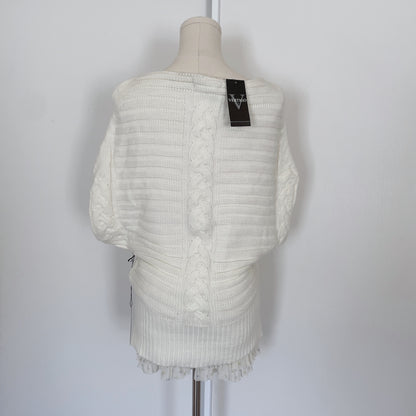 NWT Vertigo- Cream Oversized Knit