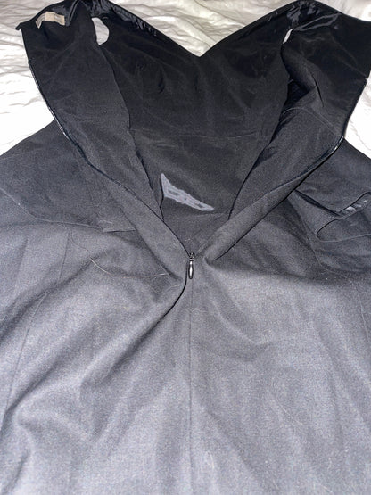 Banana Republic Black Sleeveless Peplum Dress