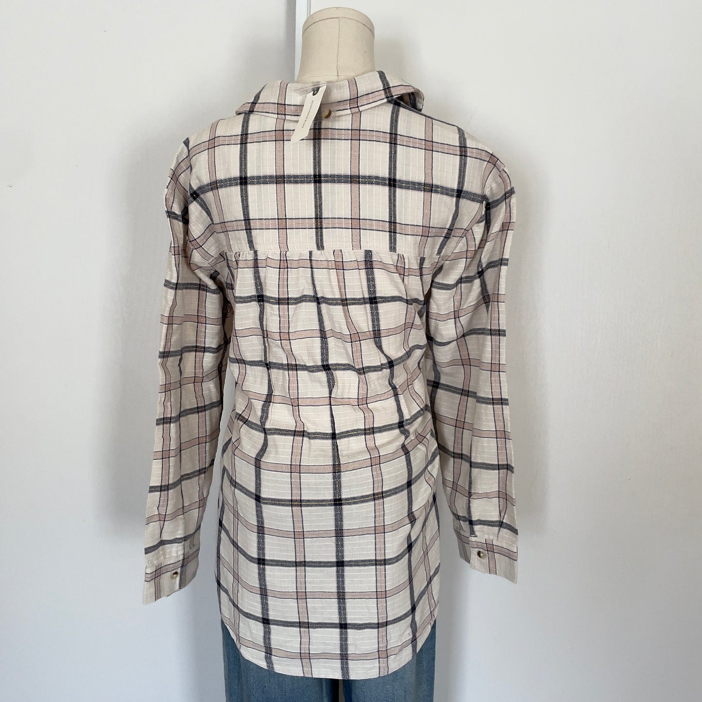 NWT Anthropologie- Neutral MOT Button Up