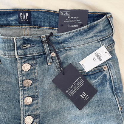 NWT Gap- High Rise Cigarette Denim Jeans