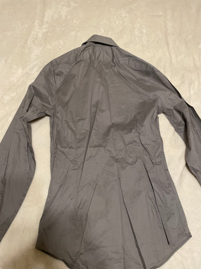 Express Men's 1MX Gray Dress Shirt