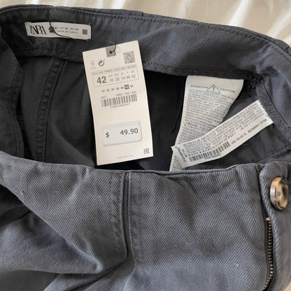 NWT Zara Dark Blue Trousers