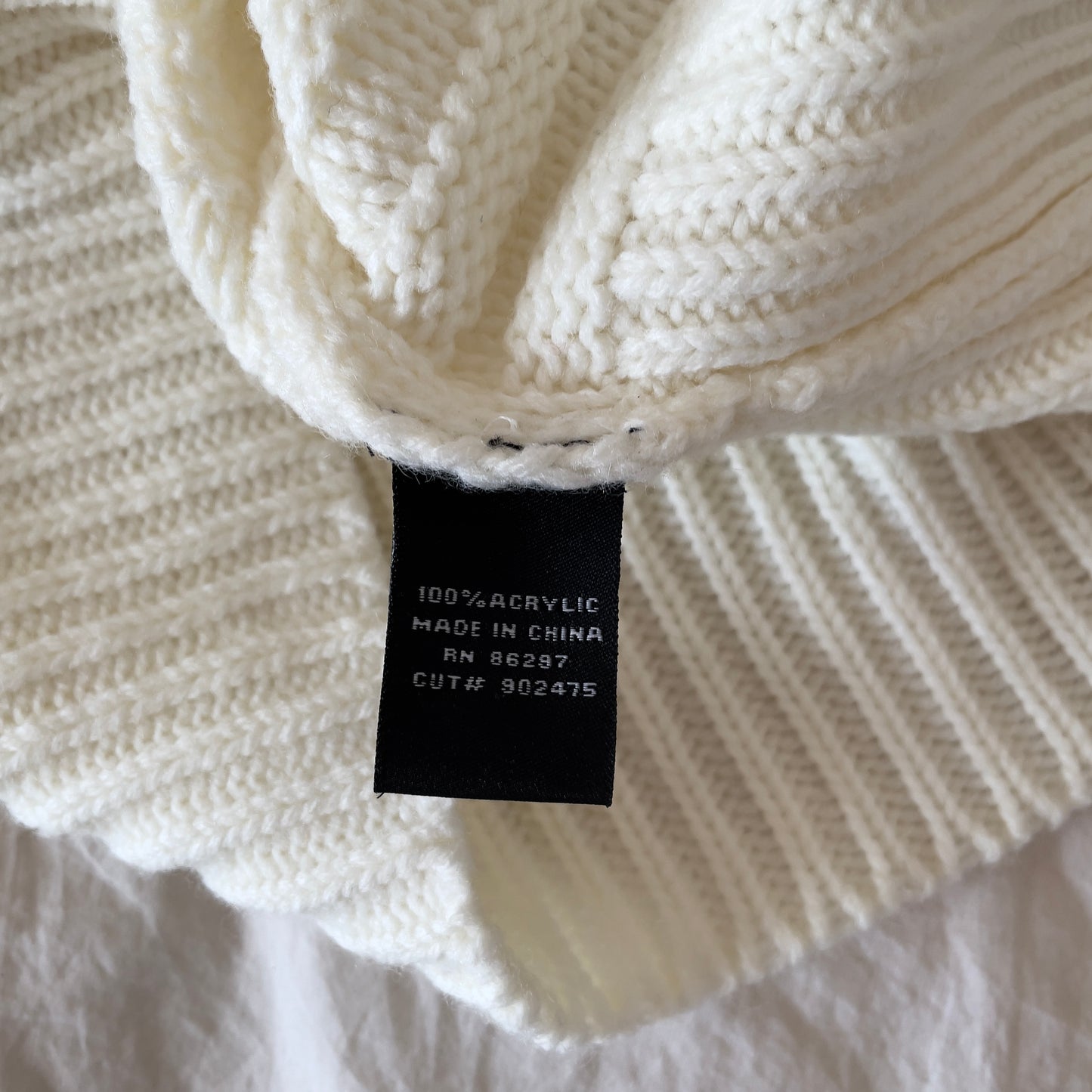 NWT Vertigo- Cream Oversized Knit