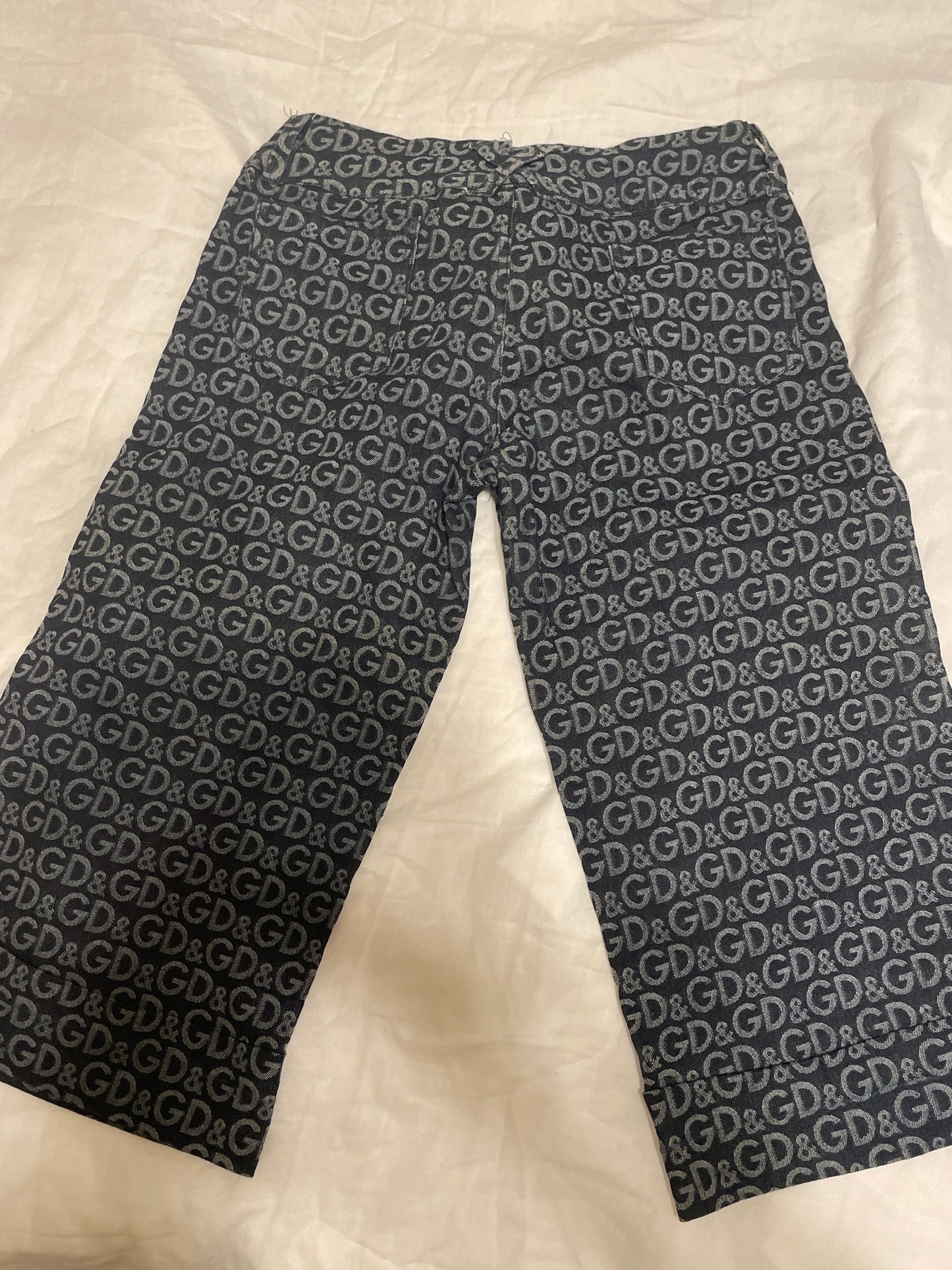 Vintage D&G Dolce & Gabbana Monogram Jeans