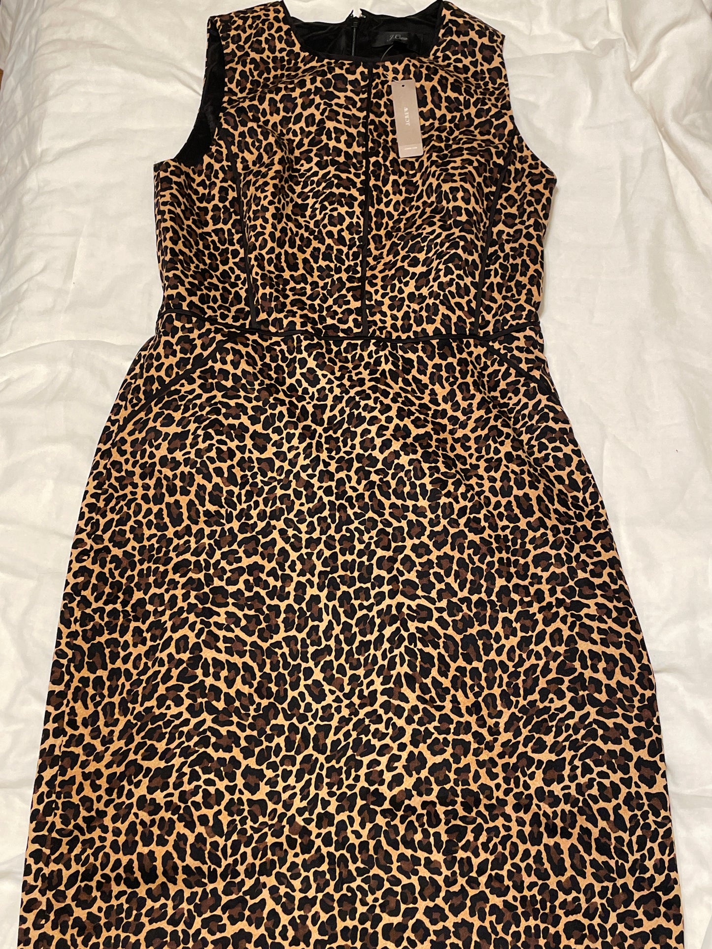 J. Crew Leopard Print Dress