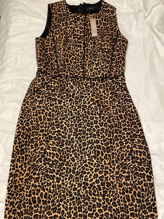 J. Crew Leopard Print Dress