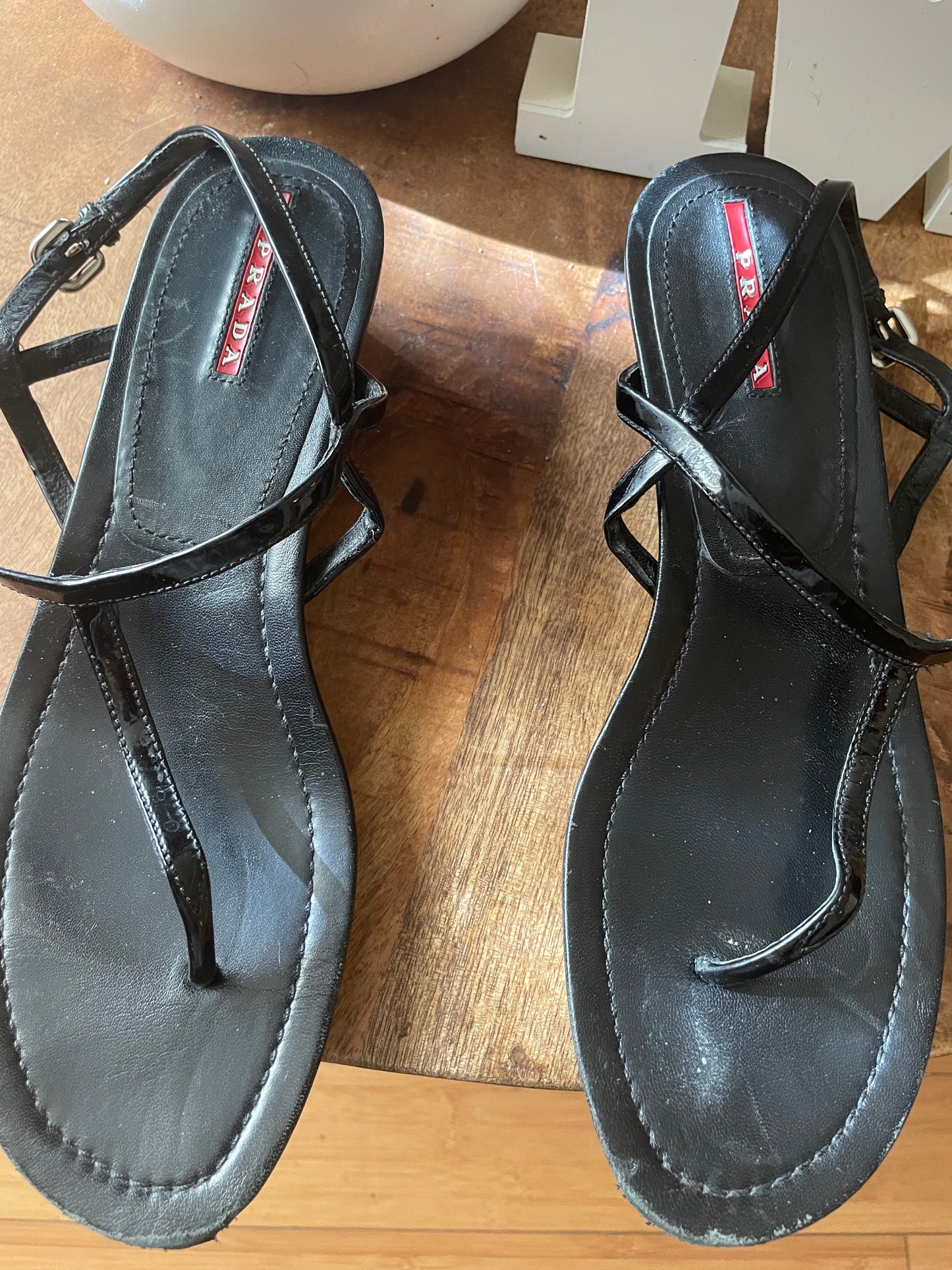 Prada Black Sandals