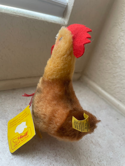 New Steiff Nelly rooster stuffed animal