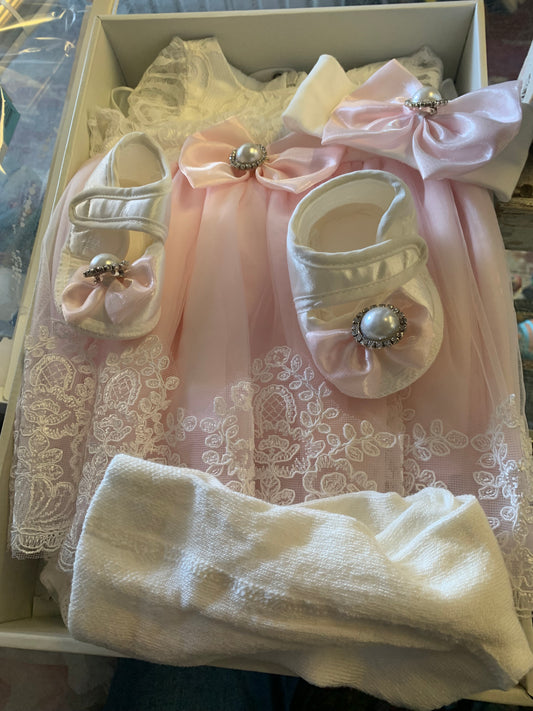 New TAFYY Baby Girl set 0-3 months pink