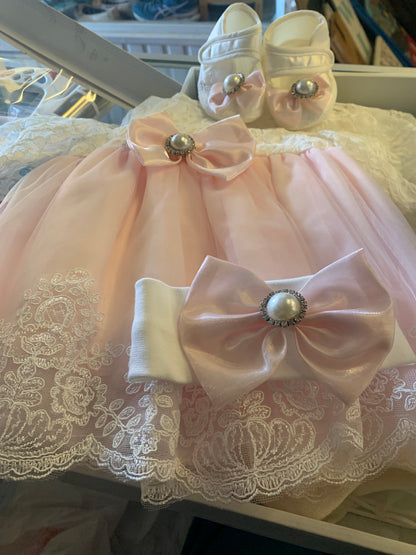 New TAFYY Baby Girl set 0-3 months pink