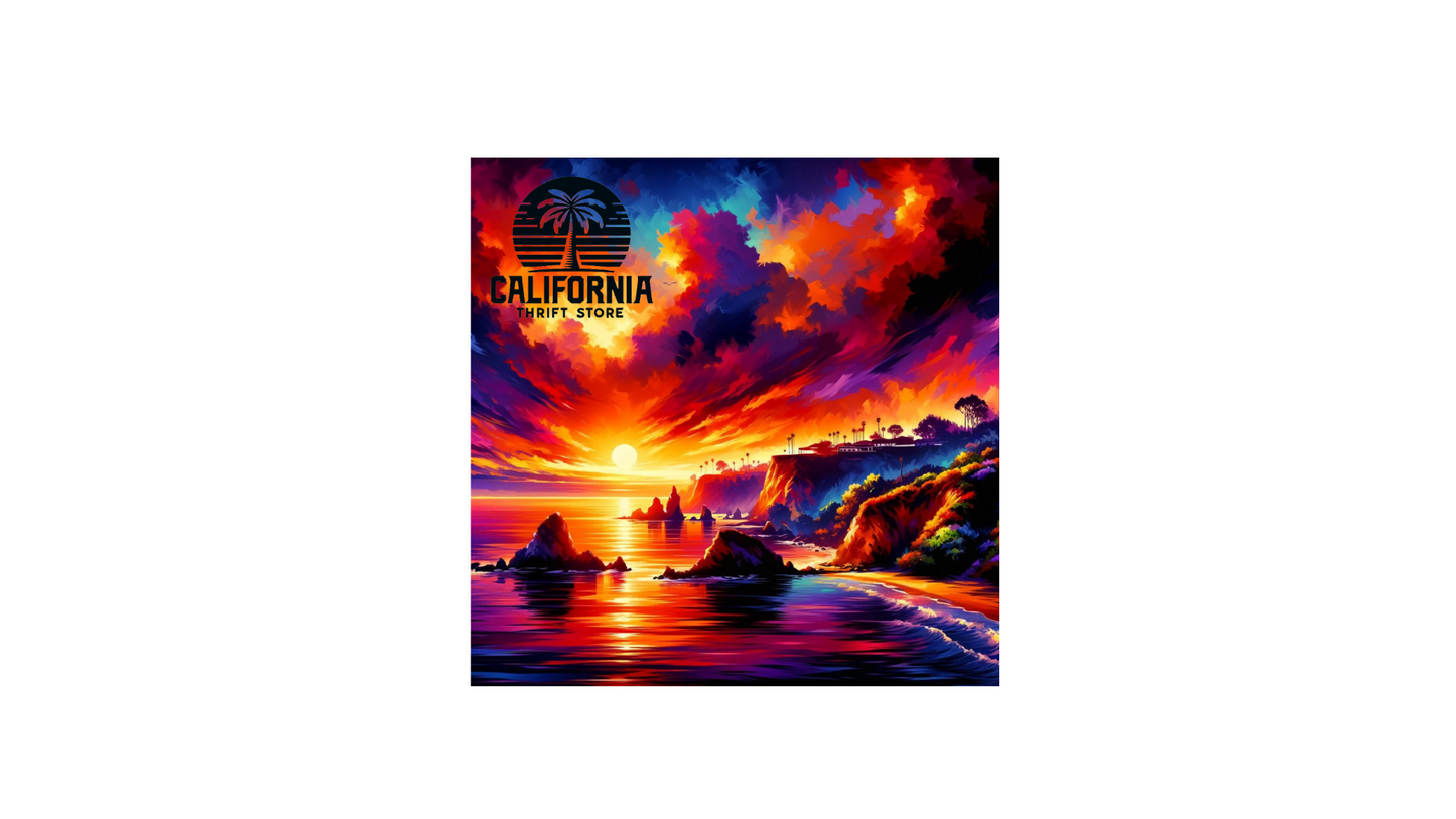 [Digital Art] Corona Del Mar Sunset Spectacle Painting